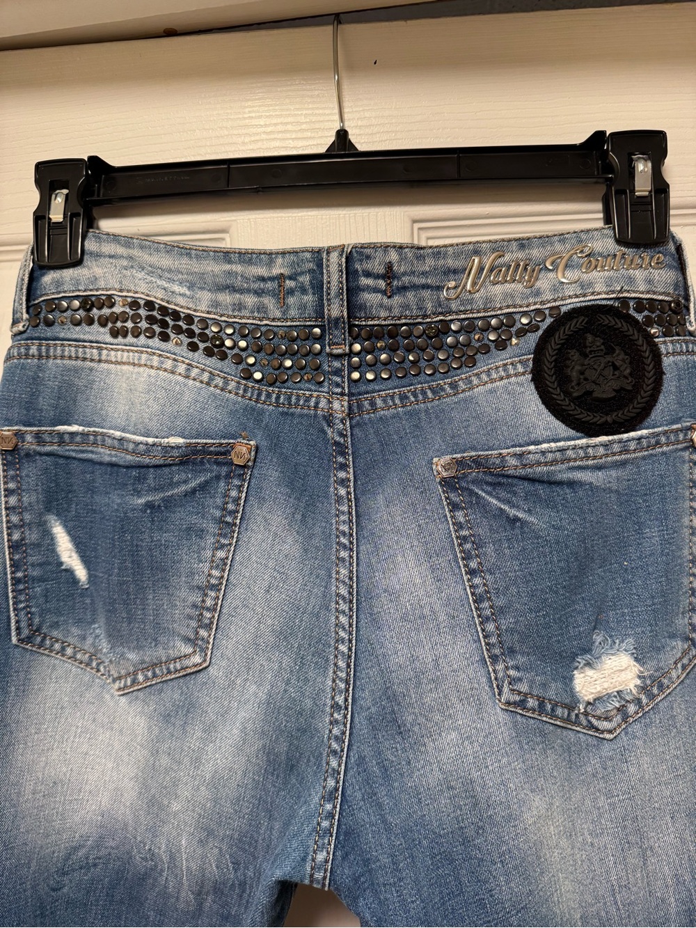 Distressed Blue Women’s Jeans - Picture 5 of 5